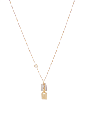 Louis Vuitton - Gold Nano Gram Necklace
