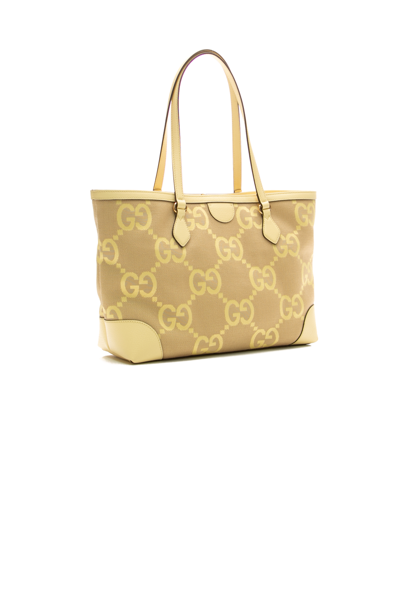 Gucci - Yellow Ophidia Medium Tote Bags