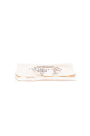 Louis Vuitton - Palladium Metal Louisette Sig. Bracelet