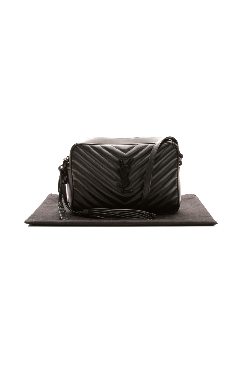 Saint Laurent - Black Leather Lou Camera Bag