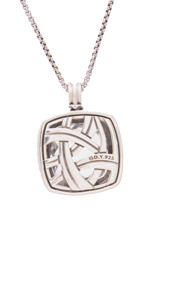 David Yurman - Sterling Silver Diamond Quartz Albion Necklace