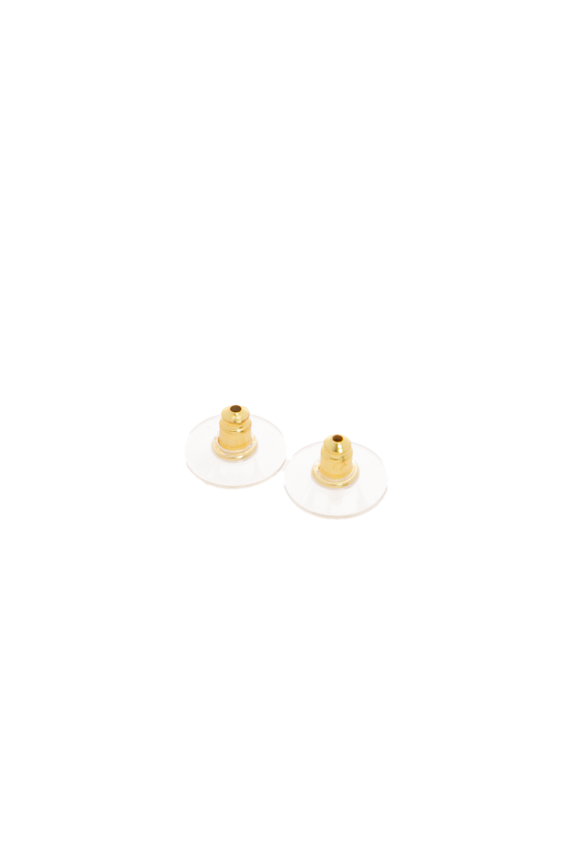 Chanel - Gold Heart Hoop CC Earrings