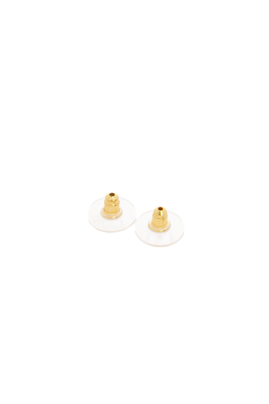 Chanel - Gold Heart Hoop CC Earrings