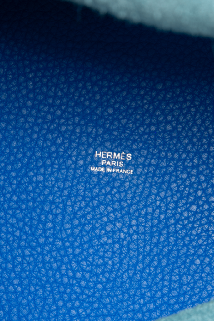Hermes - Blue Clemence Picotin 22
