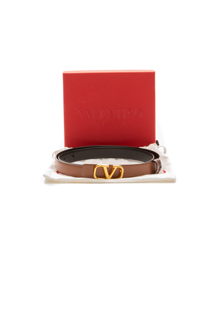 Vlogo Thin Reversible 20mm Belt - Size 34
