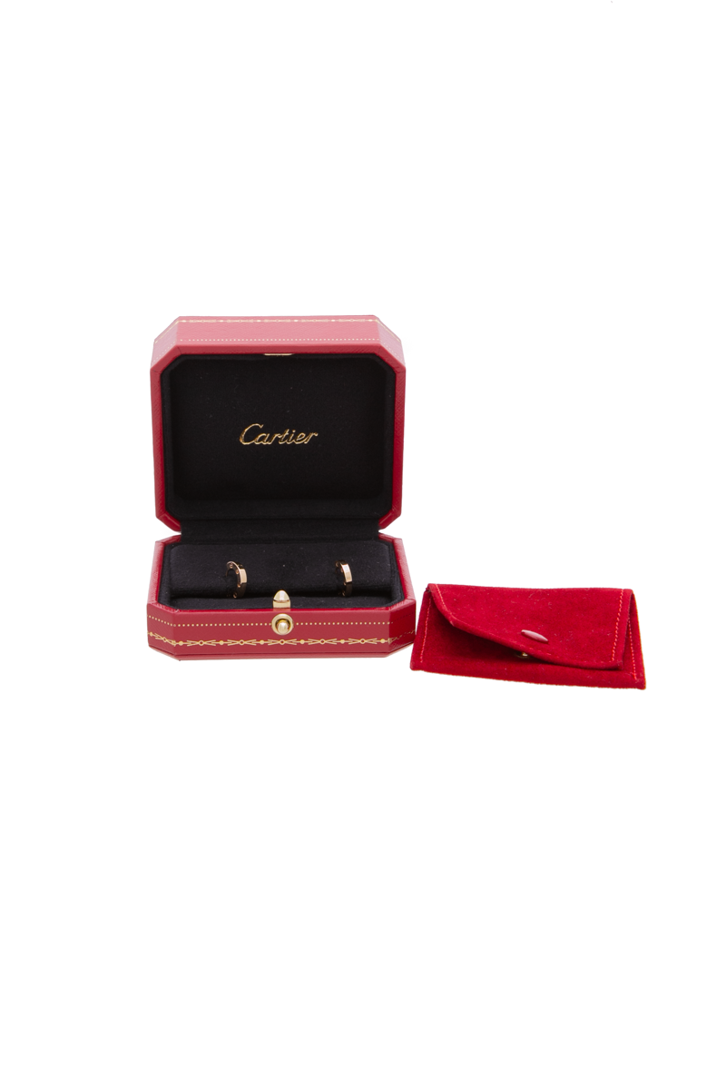Cartier - Yellow Gold Love Single Hoop Earrings (2)