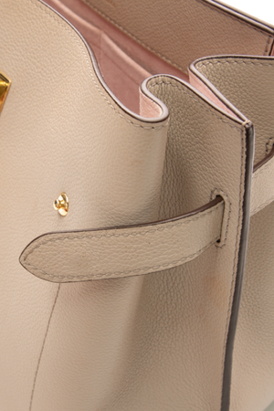 Louis Vuitton - Beige Lock Me Ever MM Top Handle