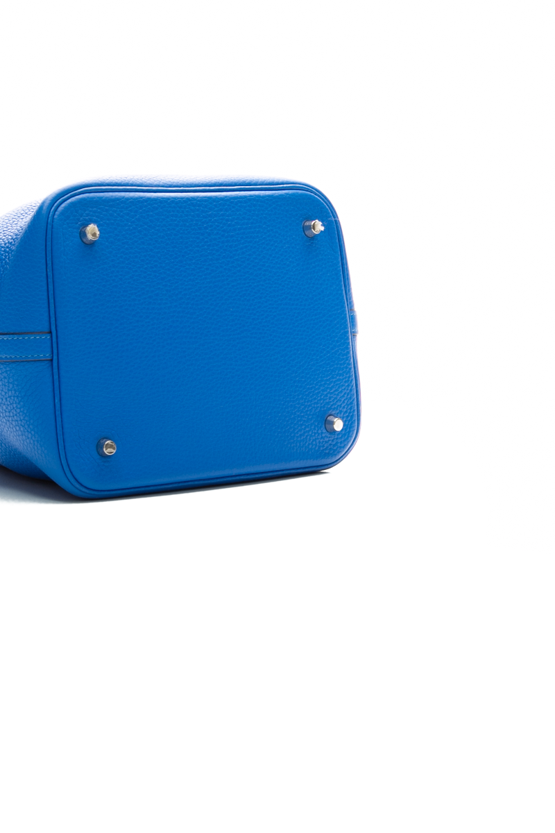 Hermes - Blue Clemence Picotin 22