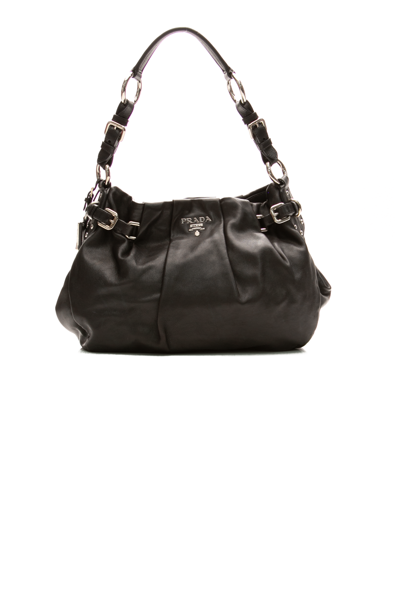Prada-Pleated-Buckle-Shoulder-Bag-300678