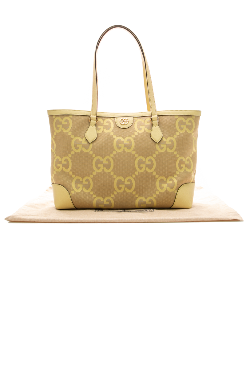 Gucci - Yellow Ophidia Medium Tote Bags