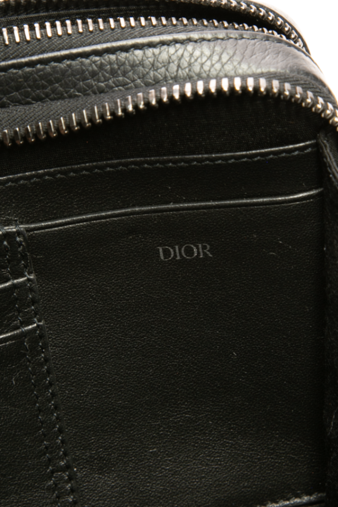 Christian Dior - Oblique Zipped Pouch W/Strap