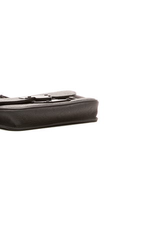 Louis Vuitton - Black Leather S-Lock Sling Bag
