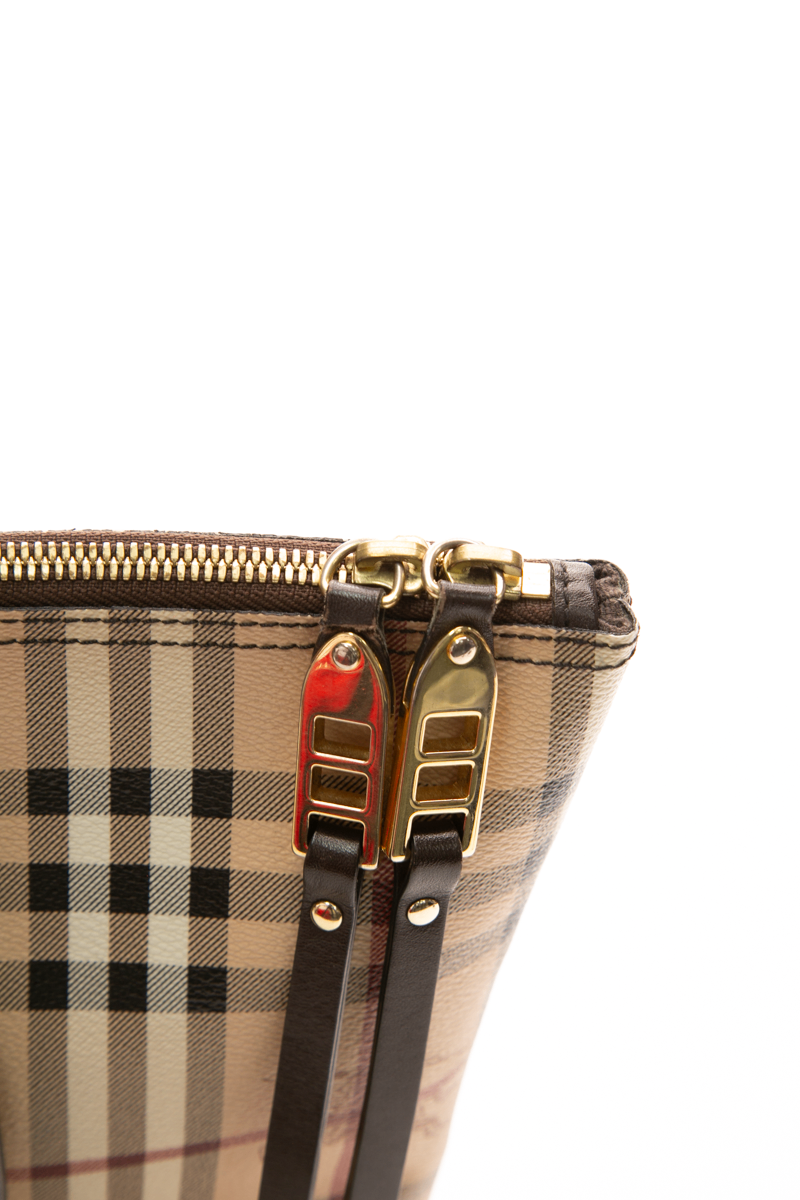 Burberry - Haymarket Zip Tote