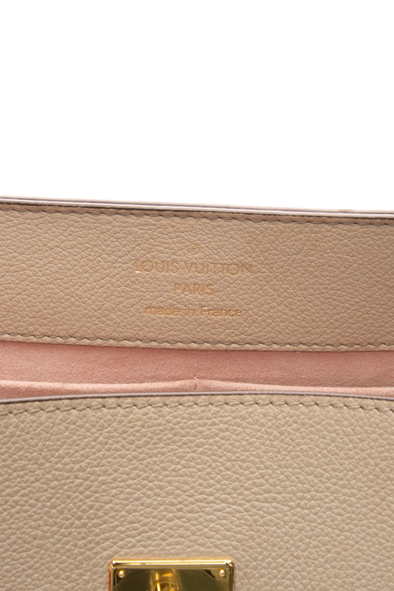 Louis Vuitton - Beige Lock Me Ever MM Top Handle