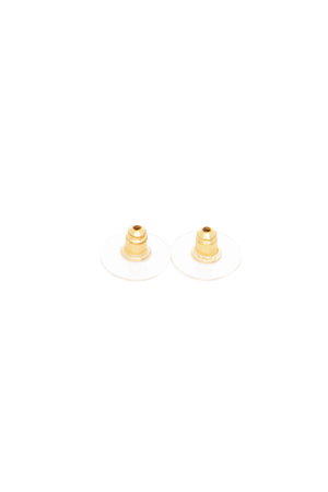 Chanel - Gold Tone Heart Coco In Love Earrings
