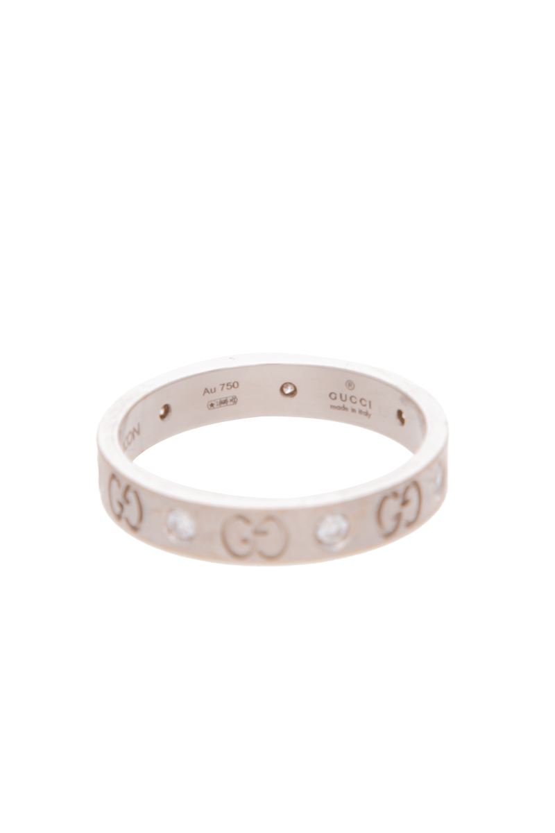 Gucci - White Gold/diamond Ring (9.5)