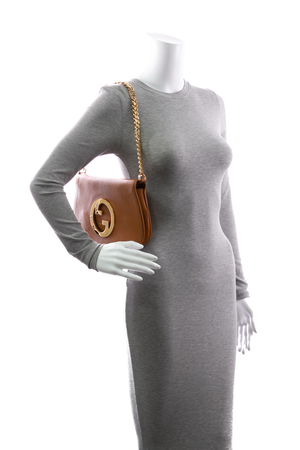 Gucci - Tan Blondie Flap Shoulder Bag Roxy