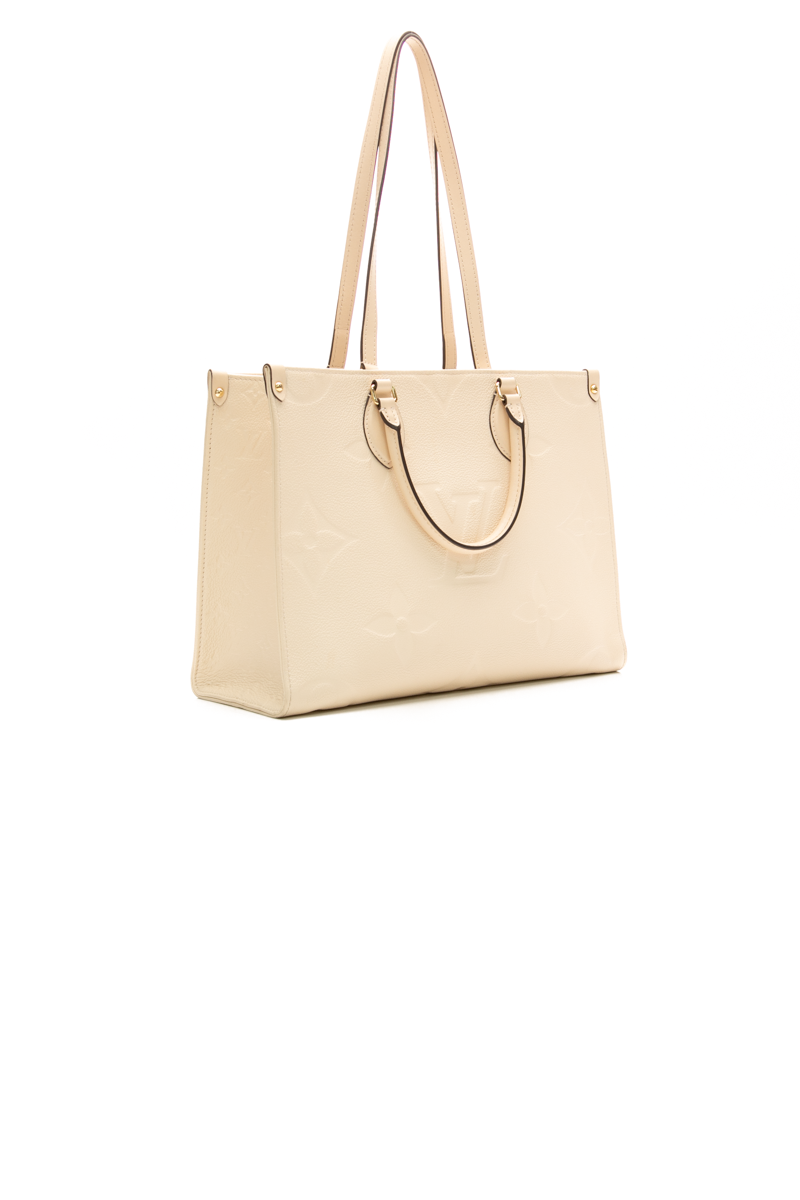 Louis Vuitton - Cream OnTheGo MM Tote