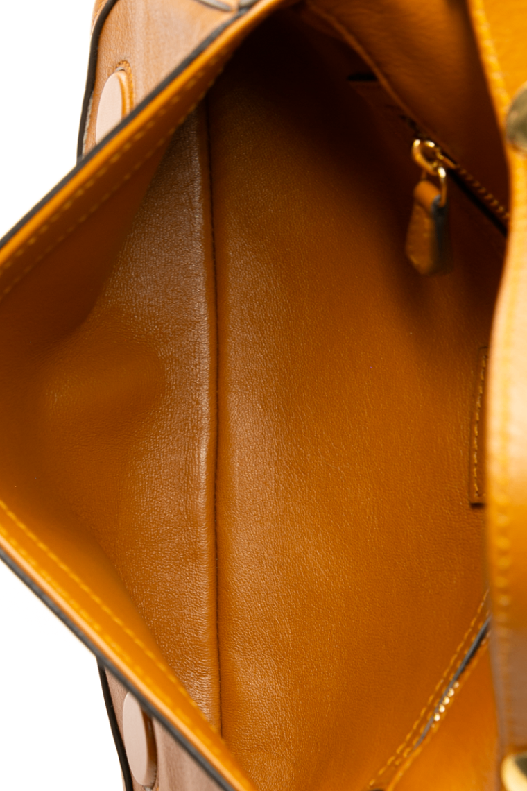 Gucci - Tan Blondie Flap Shoulder Bag Roxy