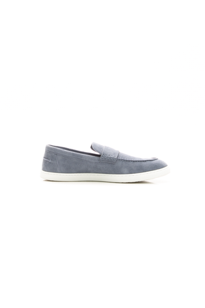 Hermes - Suede Blue Job Loafers (39)