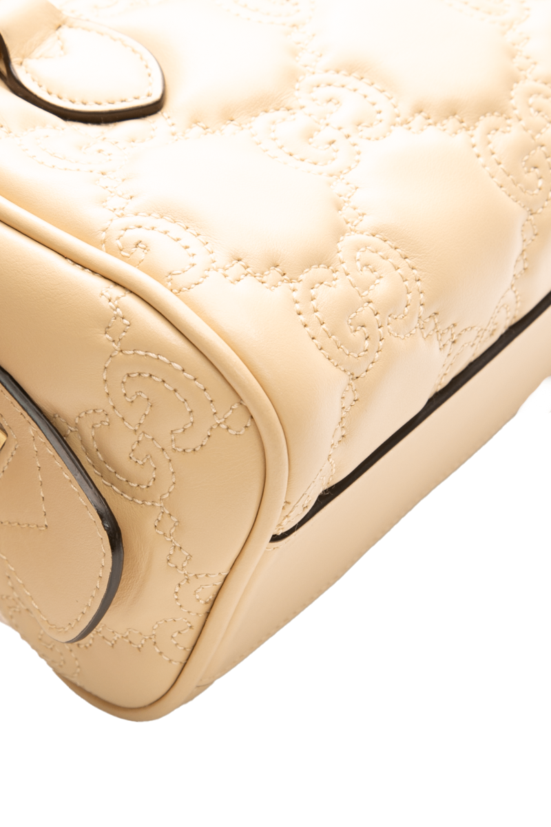 Gucci - Beige Mini Bowler Crossbody Bags