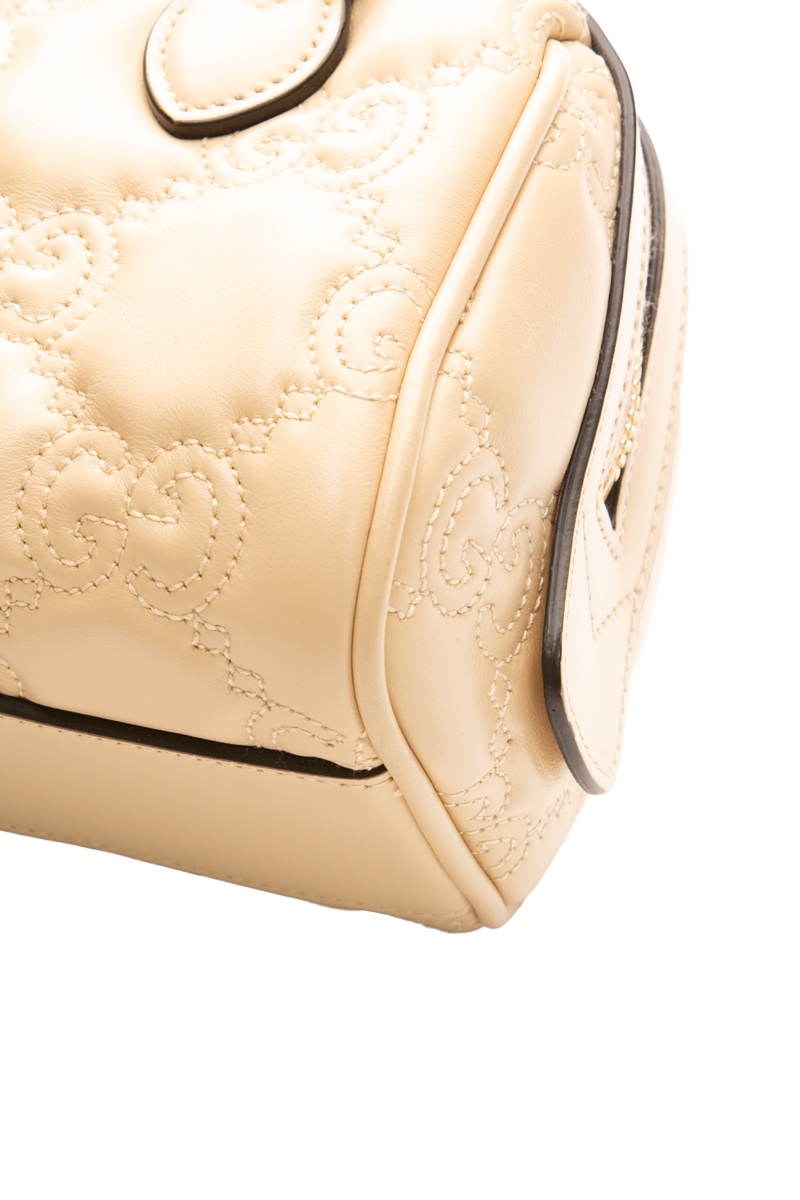 Gucci - Beige Mini Bowler Crossbody Bags