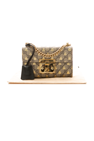 Gucci - Supreme Bees Small Padlock Bag