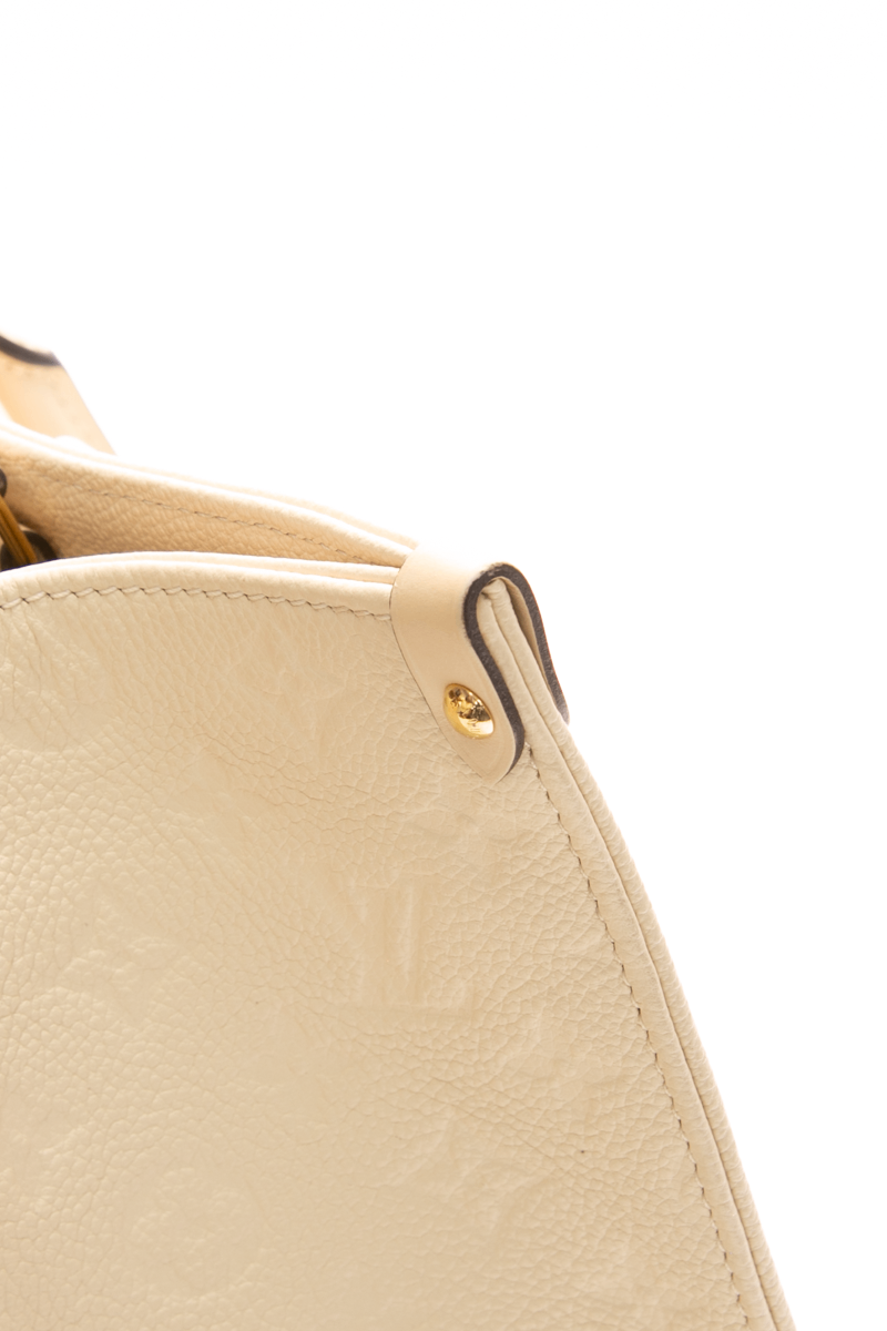 Louis Vuitton - Cream OnTheGo MM Tote