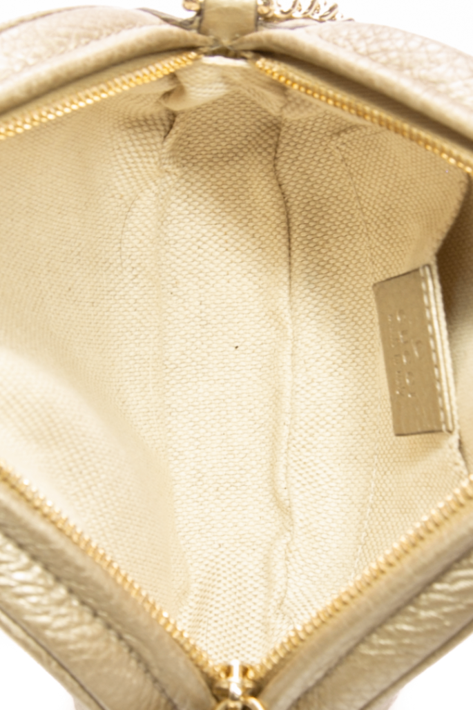 Gucci - Gold Mini Soho Chain Bag