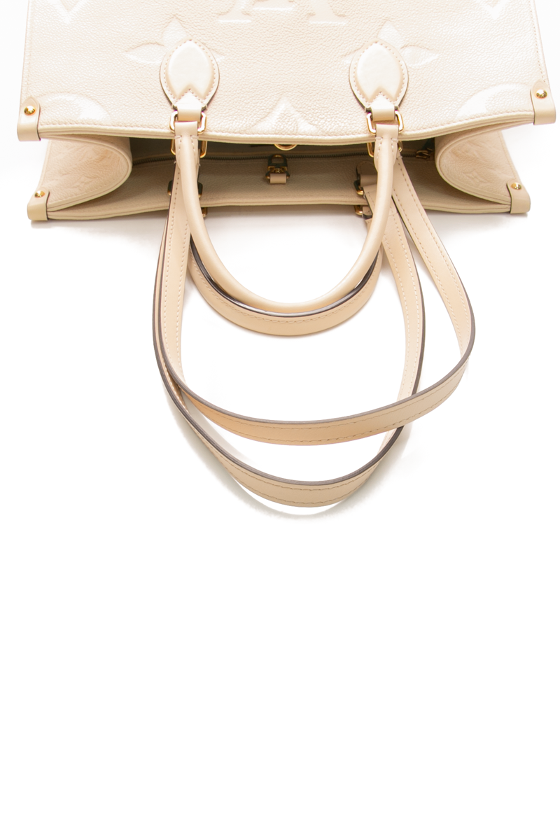 Louis Vuitton - Cream OnTheGo MM Tote