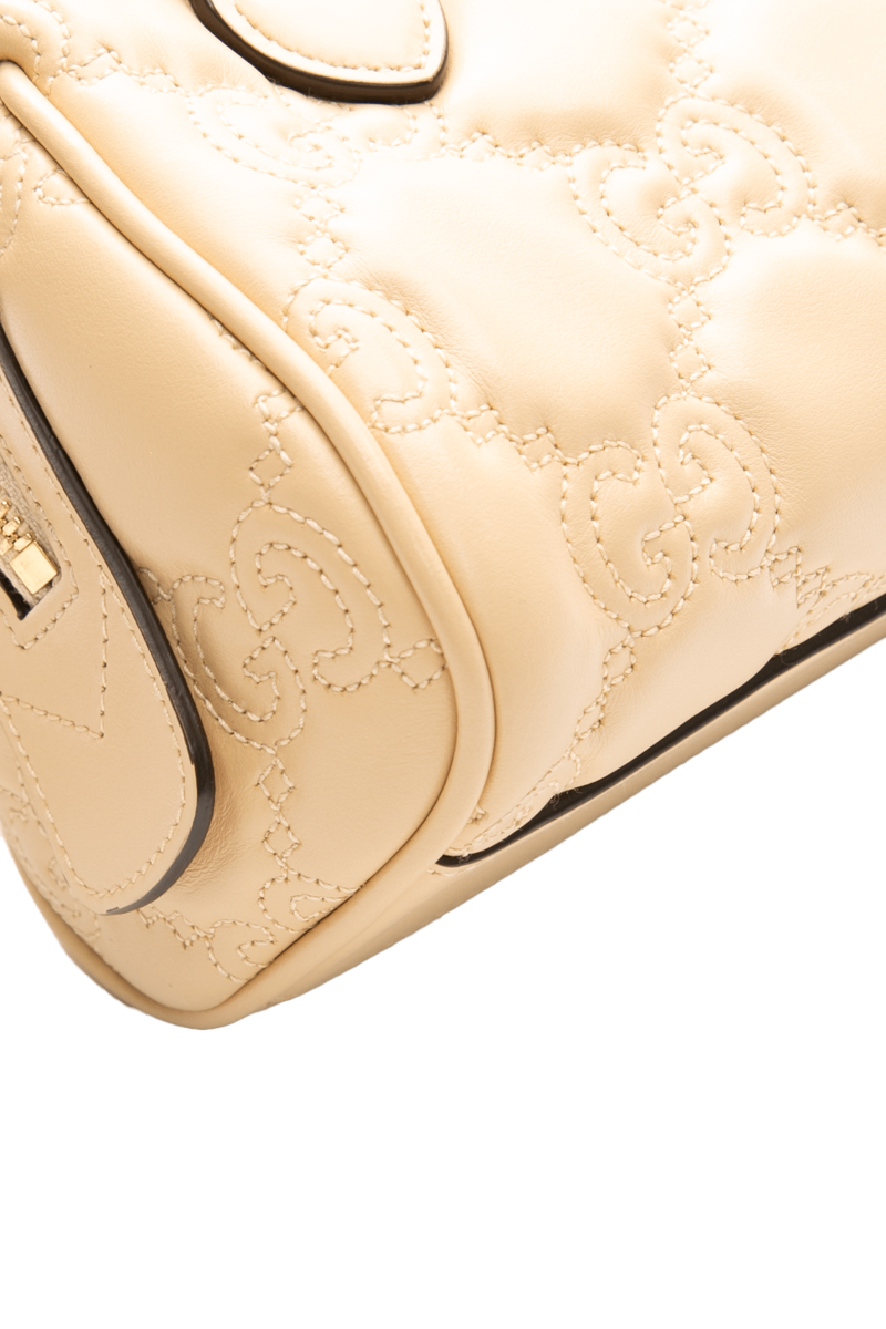 Gucci - Beige Mini Bowler Crossbody Bags