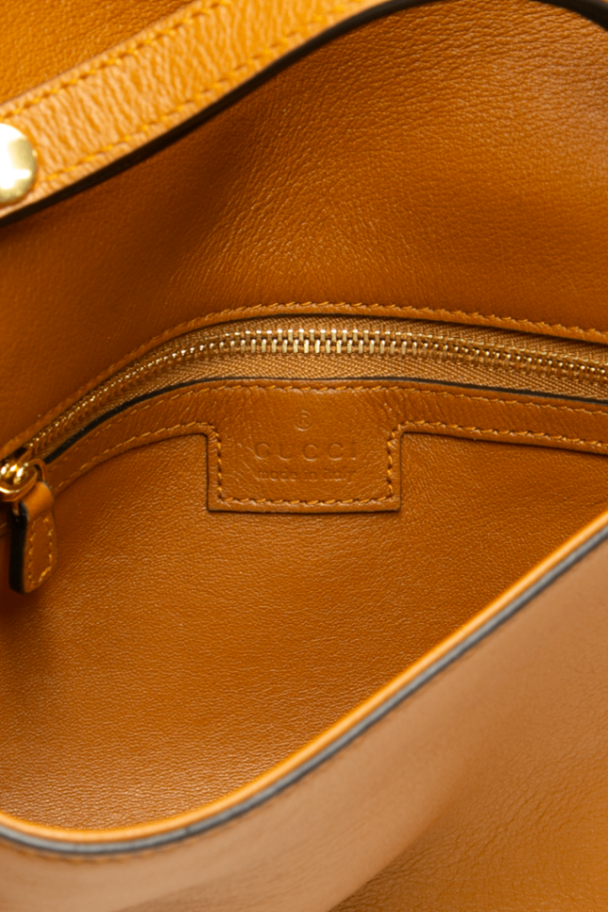 Gucci - Tan Blondie Flap Shoulder Bag Roxy