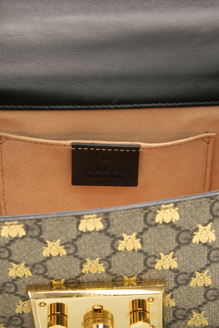 Gucci - Supreme Bees Small Padlock Bag