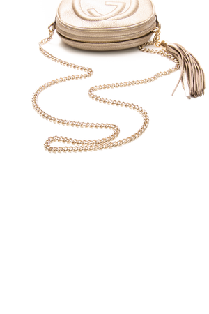 Gucci - Gold Mini Soho Chain Bag