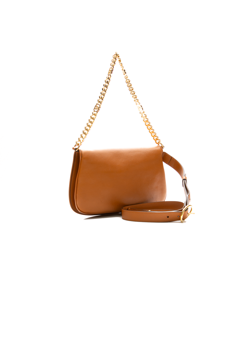Gucci - Tan Blondie Flap Shoulder Bag Roxy