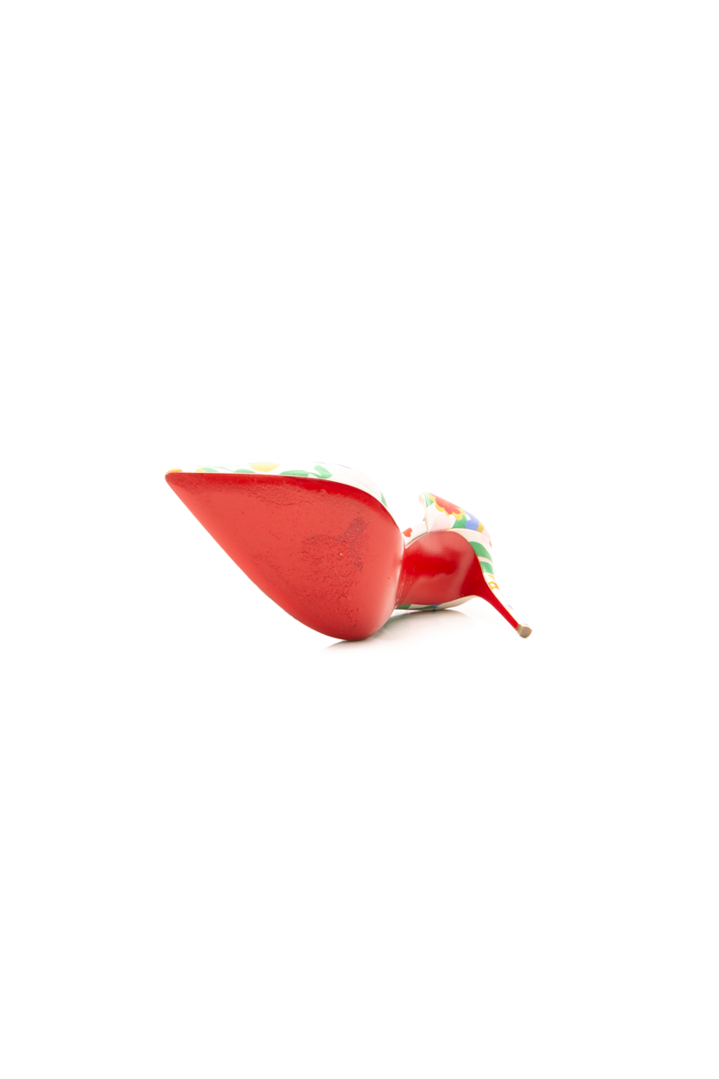 Christian Louboutin - Iriza 100 Crepe Satin Heels (37.5)