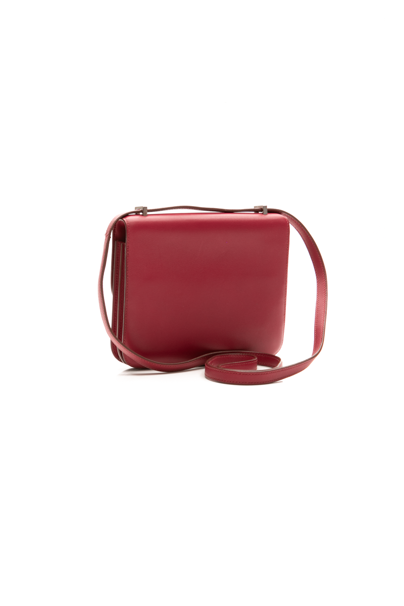 Hermes - Dark Fuchsia Constance Bag 18