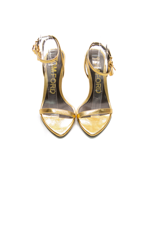 Tom Ford - Padlock Pointy Naked Heel Sandals  (38)