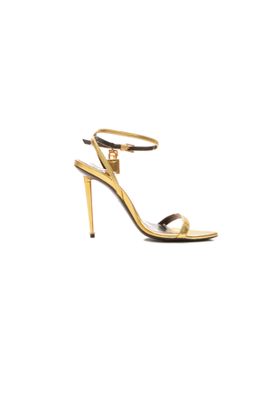Tom Ford - Padlock Pointy Naked Heel Sandals  (38)