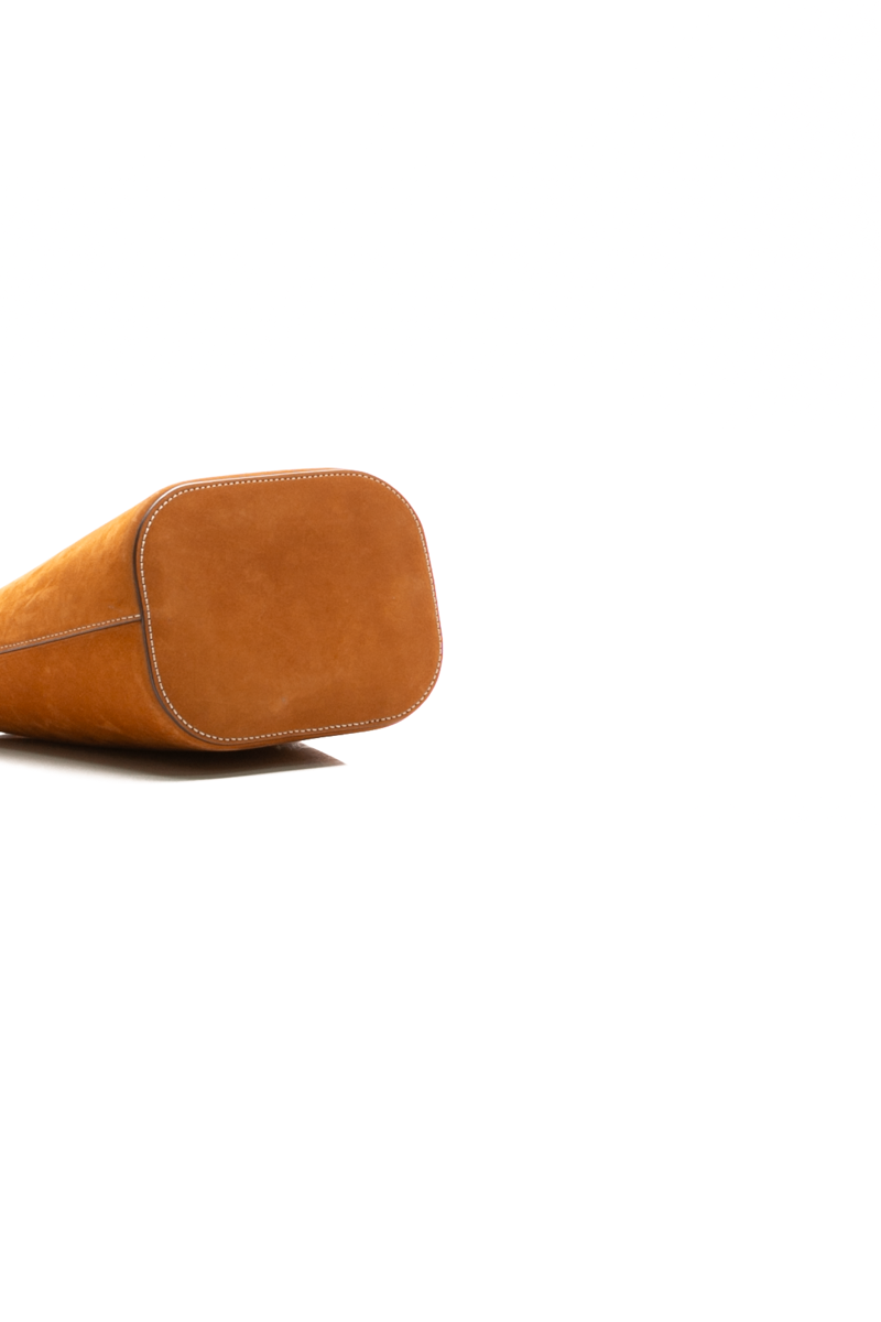 Celine - Tan Nubuck Louise Bucket Mini