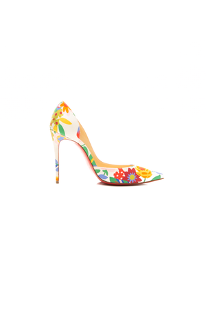 Christian Louboutin - Iriza 100 Crepe Satin Heels (37.5)