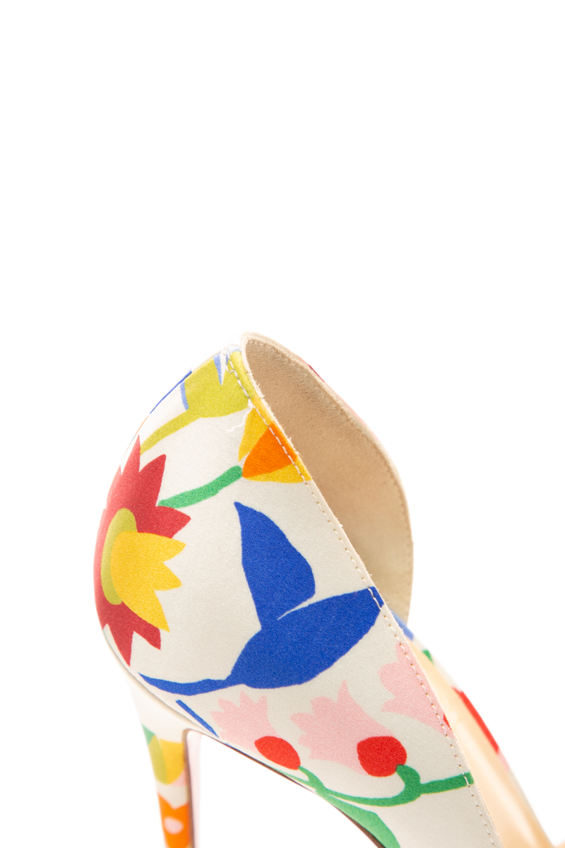 Christian Louboutin - Iriza 100 Crepe Satin Heels (37.5)