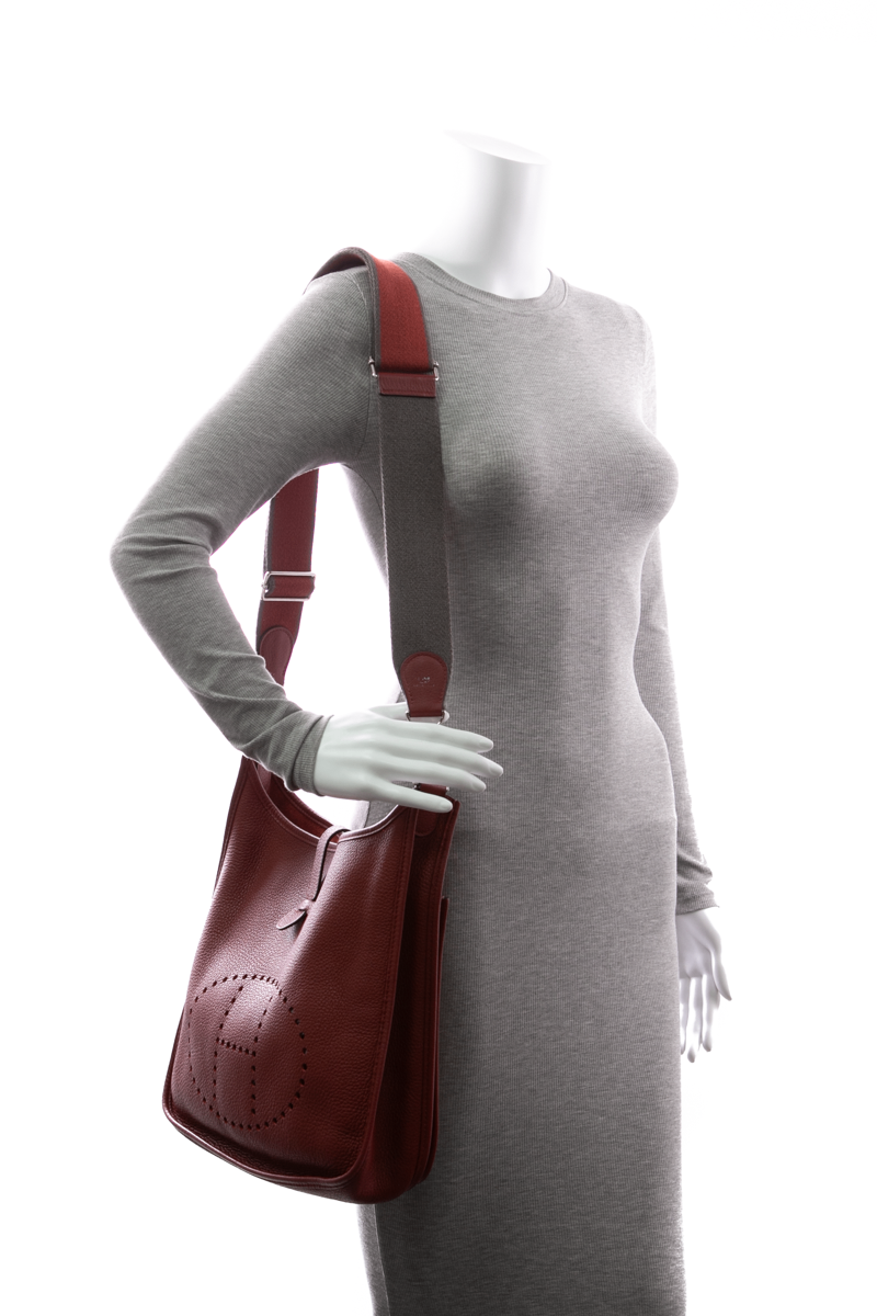 Hermes - Red Clemence Evelyne III PM (2012)