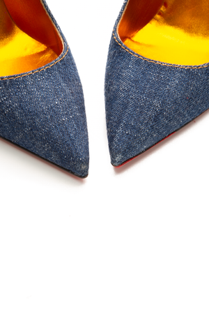 Christian Louboutin - Denim So Kate 120 Pumps  (38)