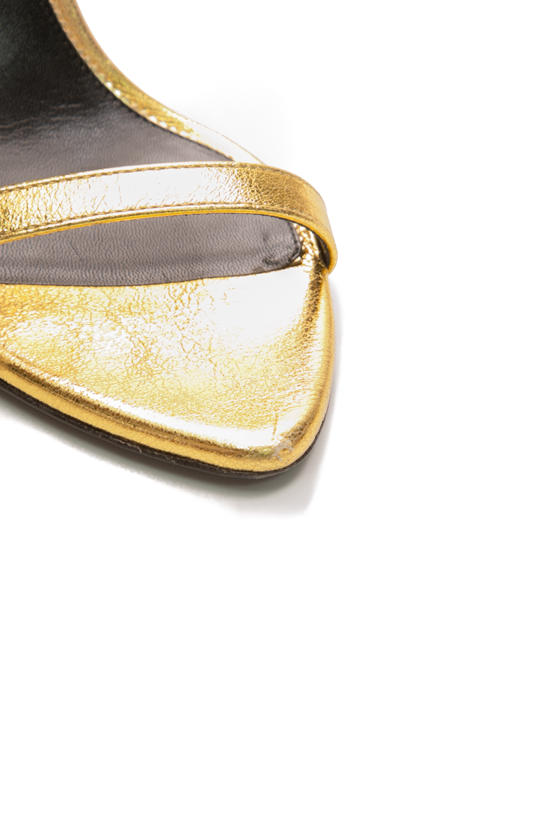 Tom Ford - Padlock Pointy Naked Heel Sandals  (38)