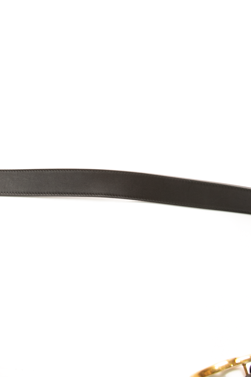 Gucci - Black Marmont Leather Belt (90)