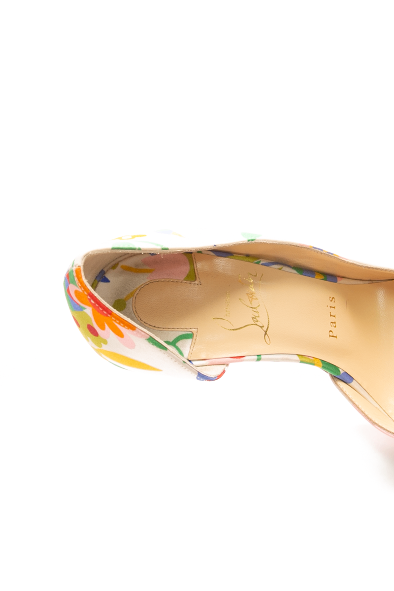Christian Louboutin - Iriza 100 Crepe Satin Heels (37.5)