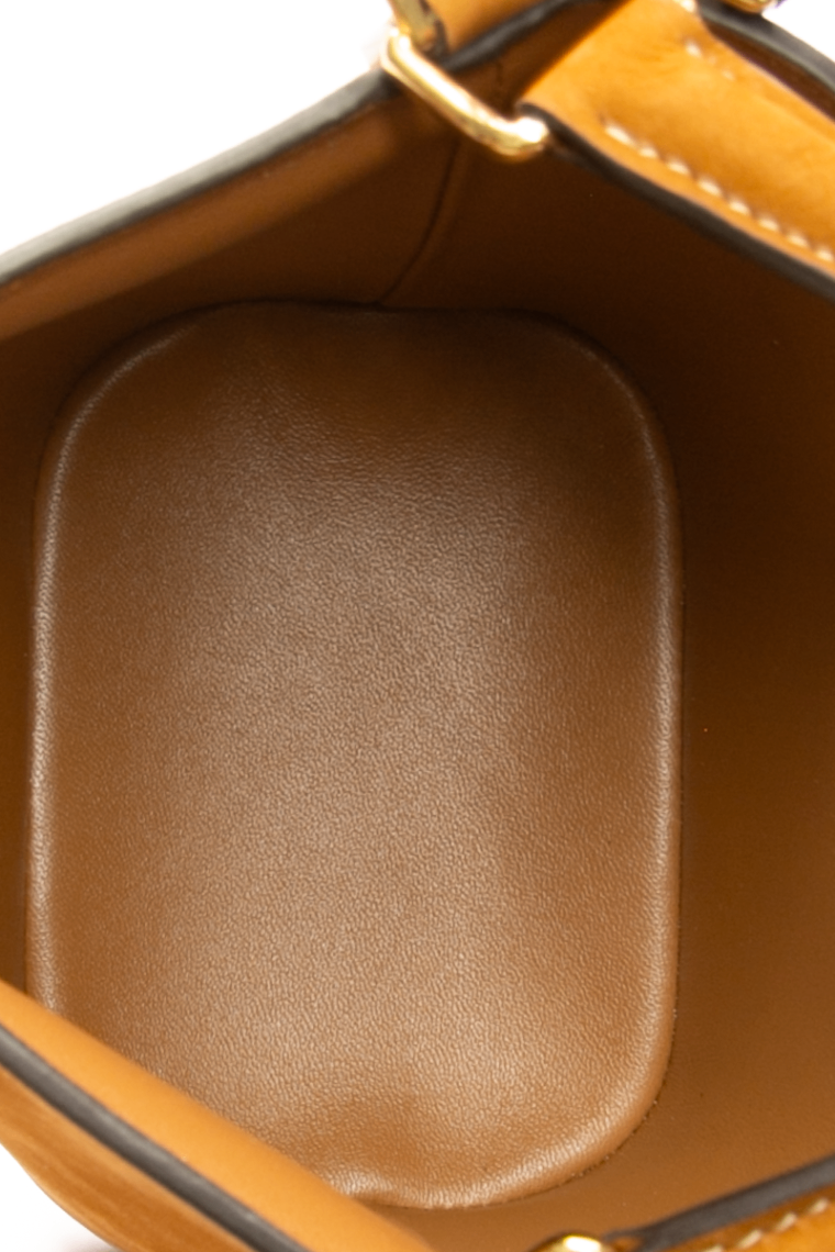 Celine - Tan Nubuck Louise Bucket Mini