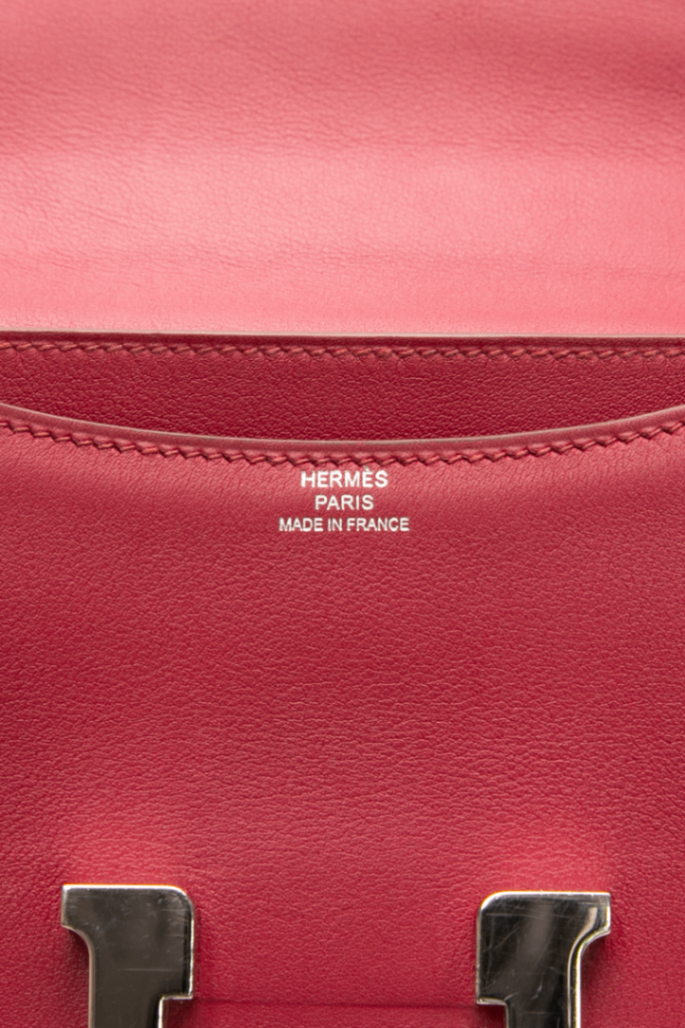Hermes - Dark Fuchsia Constance Bag 18