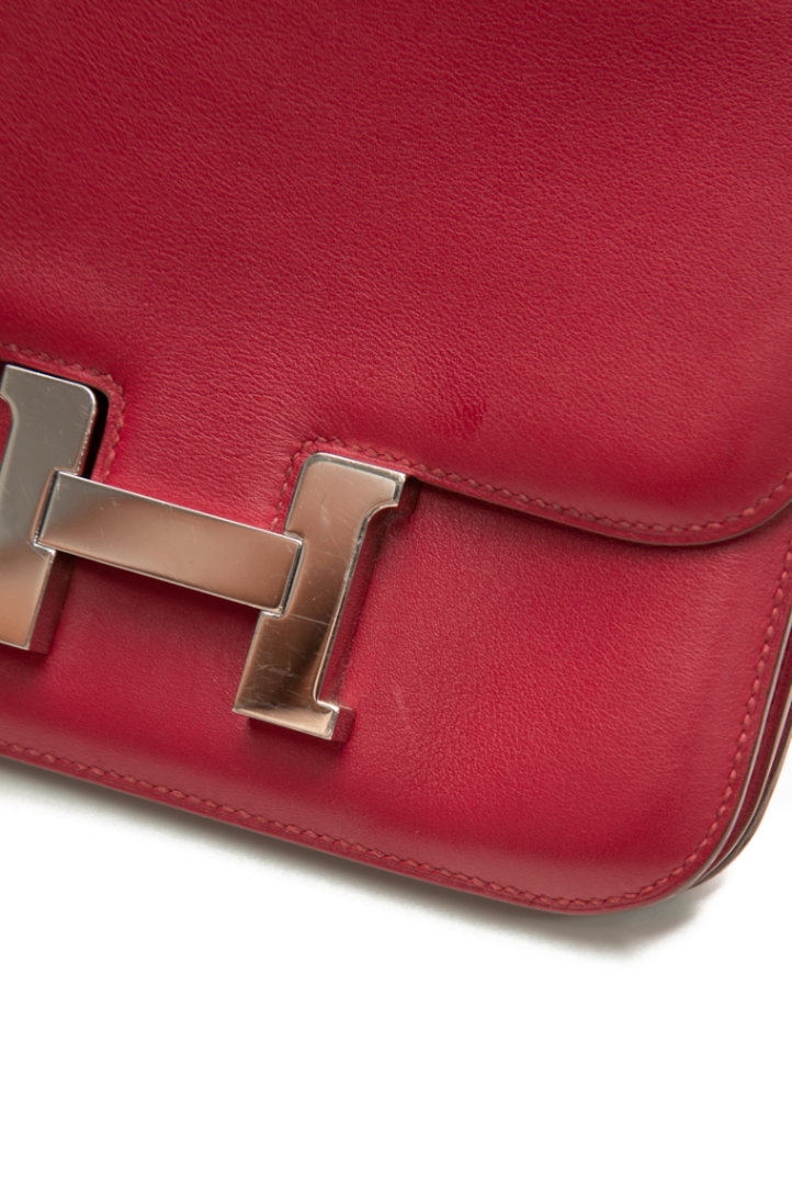 Hermes - Dark Fuchsia Constance Bag 18
